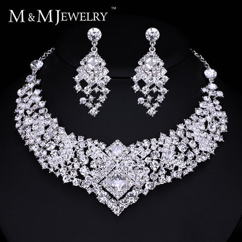 Gorgeous Crystal Bridal Jewelry Sets For Wedding